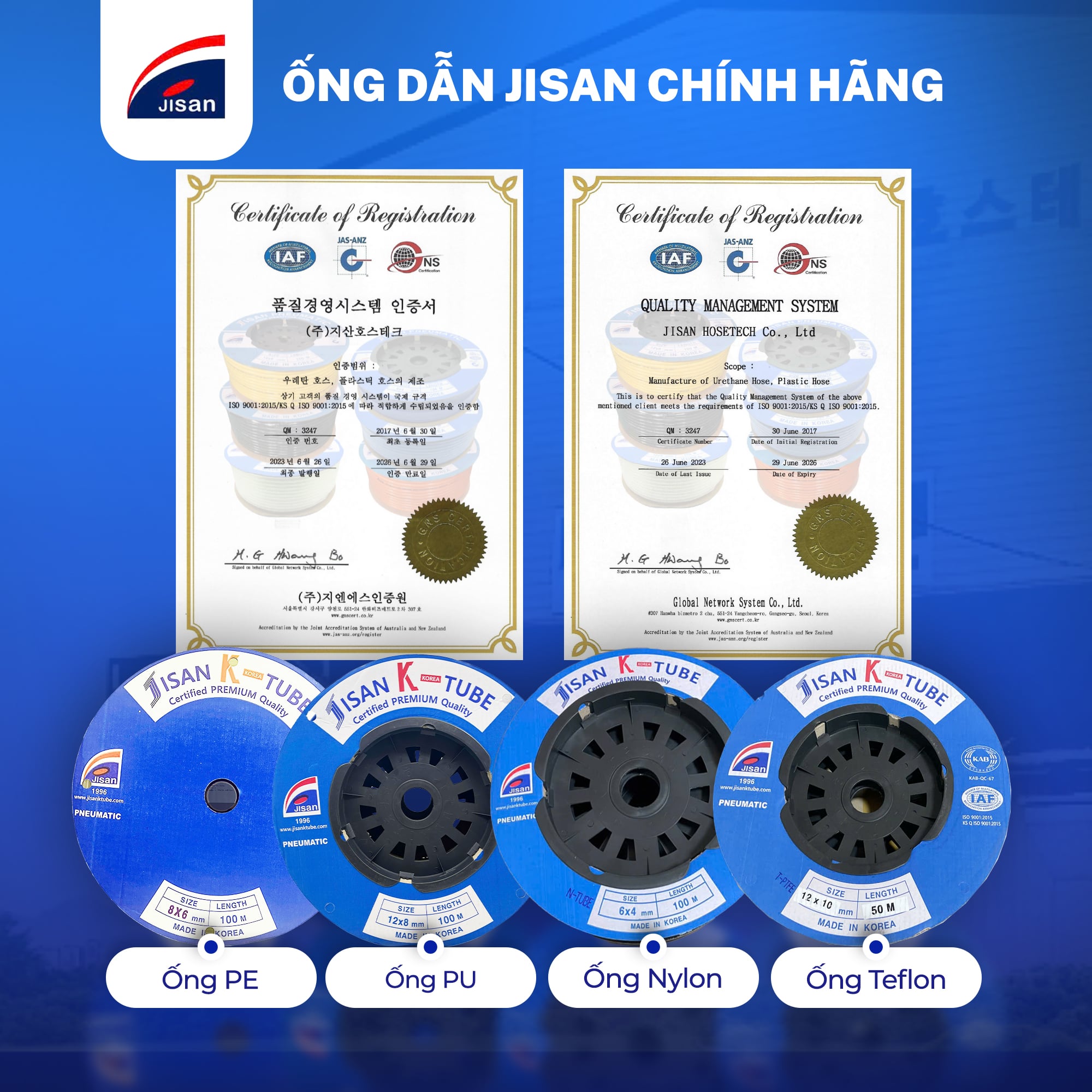 TOP 3 CÁCH NHẬN BIẾT ỐNG JISAN CHÍNH HÃNG ĐƠN GIẢN NHẤT