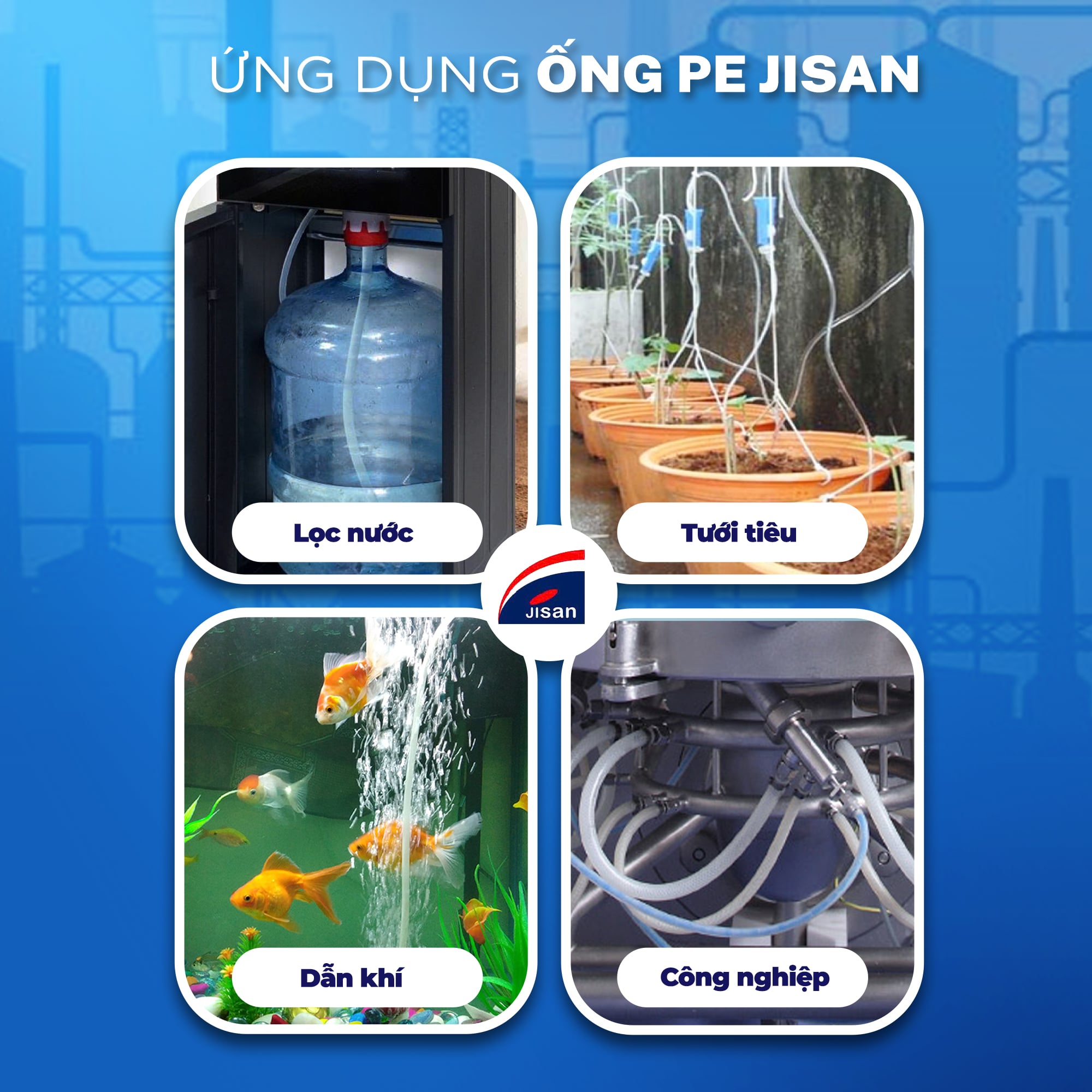 Ống PE JISAN Là Gì? Ưu Điểm Và Ứng Dụng Trong Thực Tế