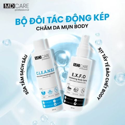BỘ ĐÔI TÁC ĐỘNG KÉP CHĂM DA MỤN BODY