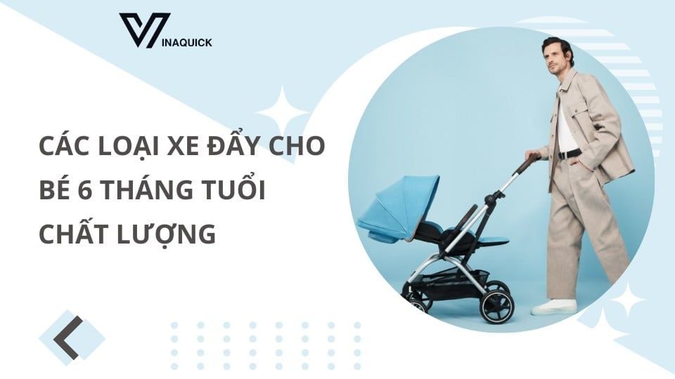 Các loại xe đẩy cho bé 6 tháng tuổi chất lượng