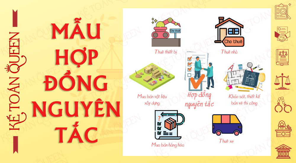 Tổng hợp mẫu Hợp đồng nguyên tắc mới nhất