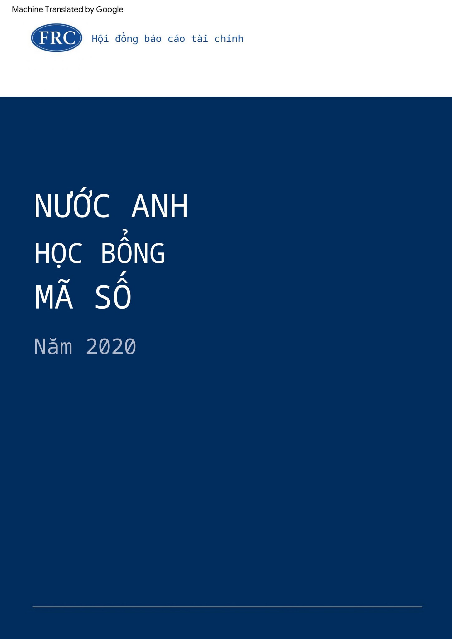 Bộ nguyên tắc quản trị – Anh