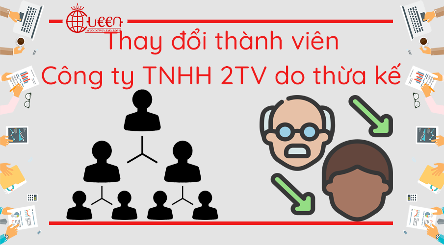 Thay đổi thành viên Công ty TNHH 2TV do thừa kế