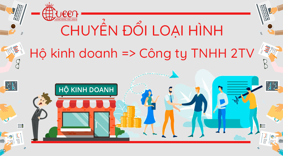 Đăng ký chuyển đổi từ Hộ kinh doanh thành Công ty TNHH 2TV trở lên mới nhất