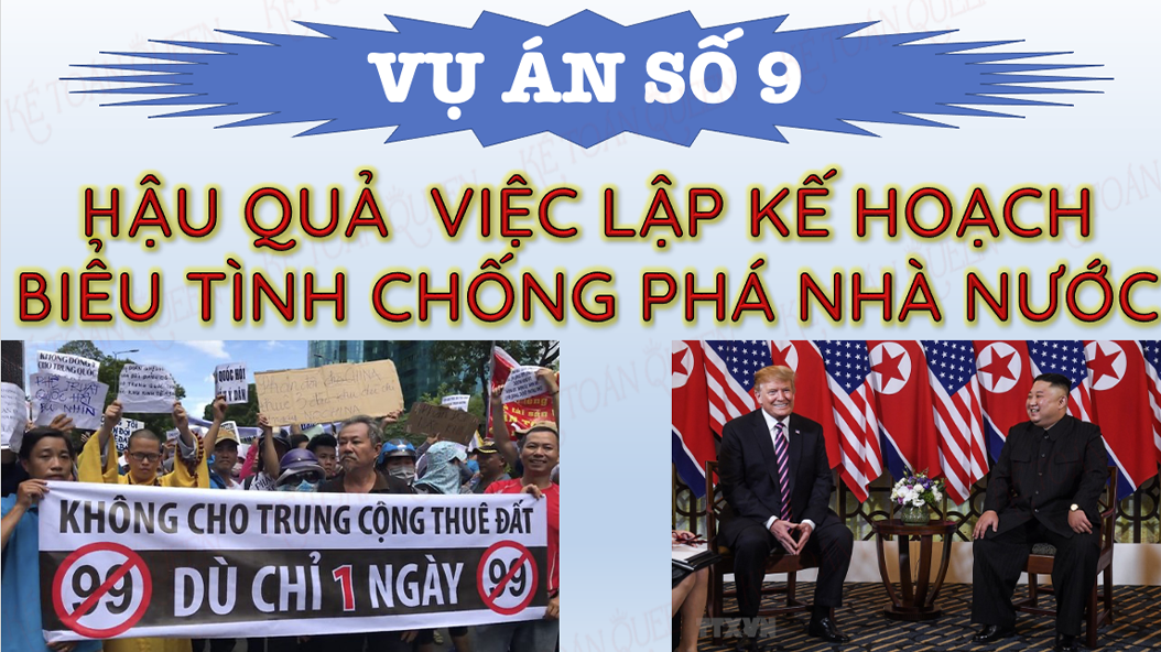 Vụ án có thật [9] – Hậu quả của việc lập kế hoạch biểu tình ngày Mỹ thăm Triều Tiên