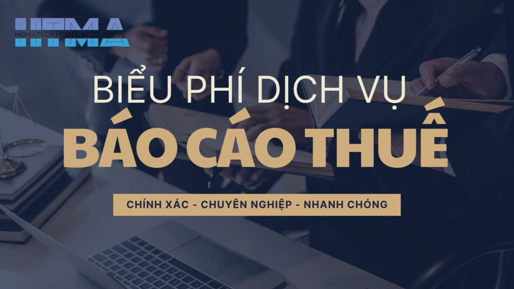 Bảng giá dịch vụ báo cáo thuế
