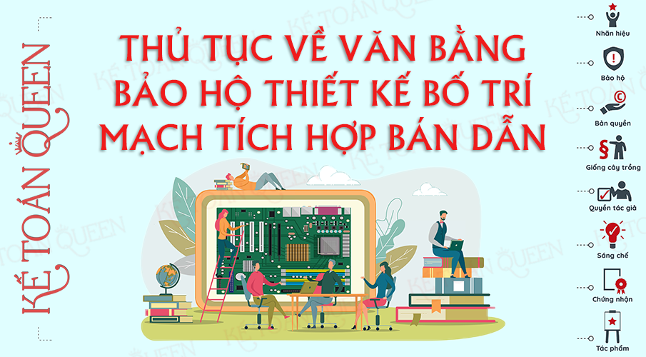 Thủ tục liên quan đến văn bằng bảo hộ thiết kế bố trí mạch tích hợp bán dẫn