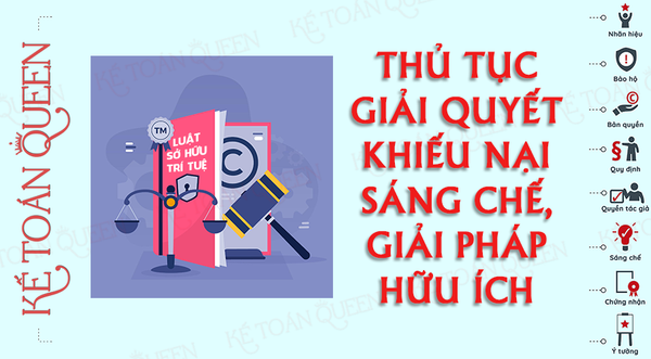 Thủ tục giải quyết khiếu nại sáng chế, giải pháp hữu ích