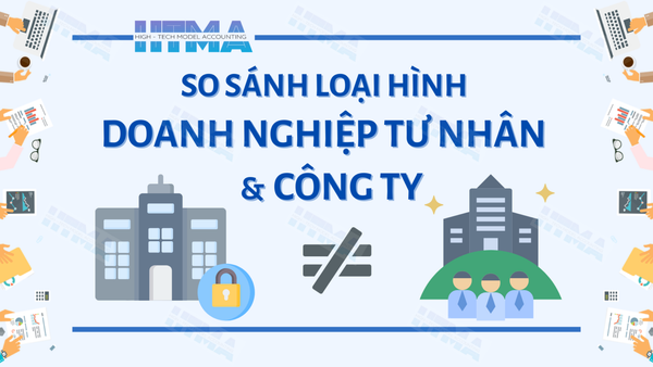 So sánh Doanh nghiệp tư nhân và Công ty