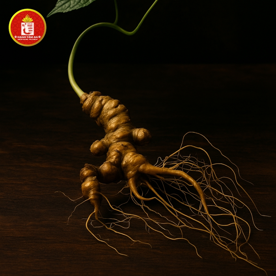 🌱 Sâm Ngọc Linh Tươi Nguyên Củ Hạnh Tâm An – Tinh Hoa Dược Liệu Từ Núi Rừng Việt Nam