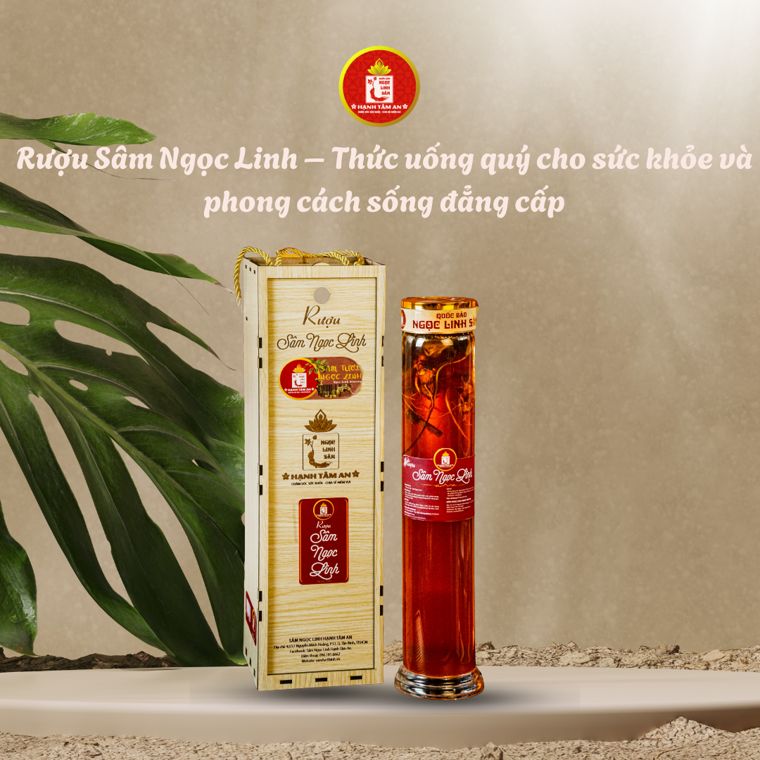 Rượu Sâm Ngọc Linh – Thức uống quý cho sức khỏe và phong cách sống đẳng cấp