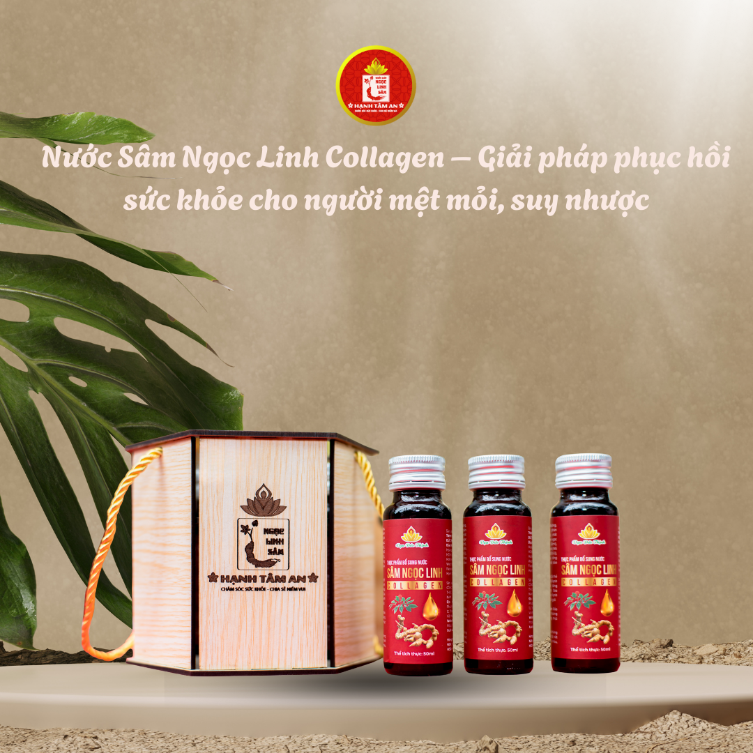 Nước Sâm Ngọc Linh Collagen – Giải pháp phục hồi sức khỏe cho người mệt mỏi, suy nhược