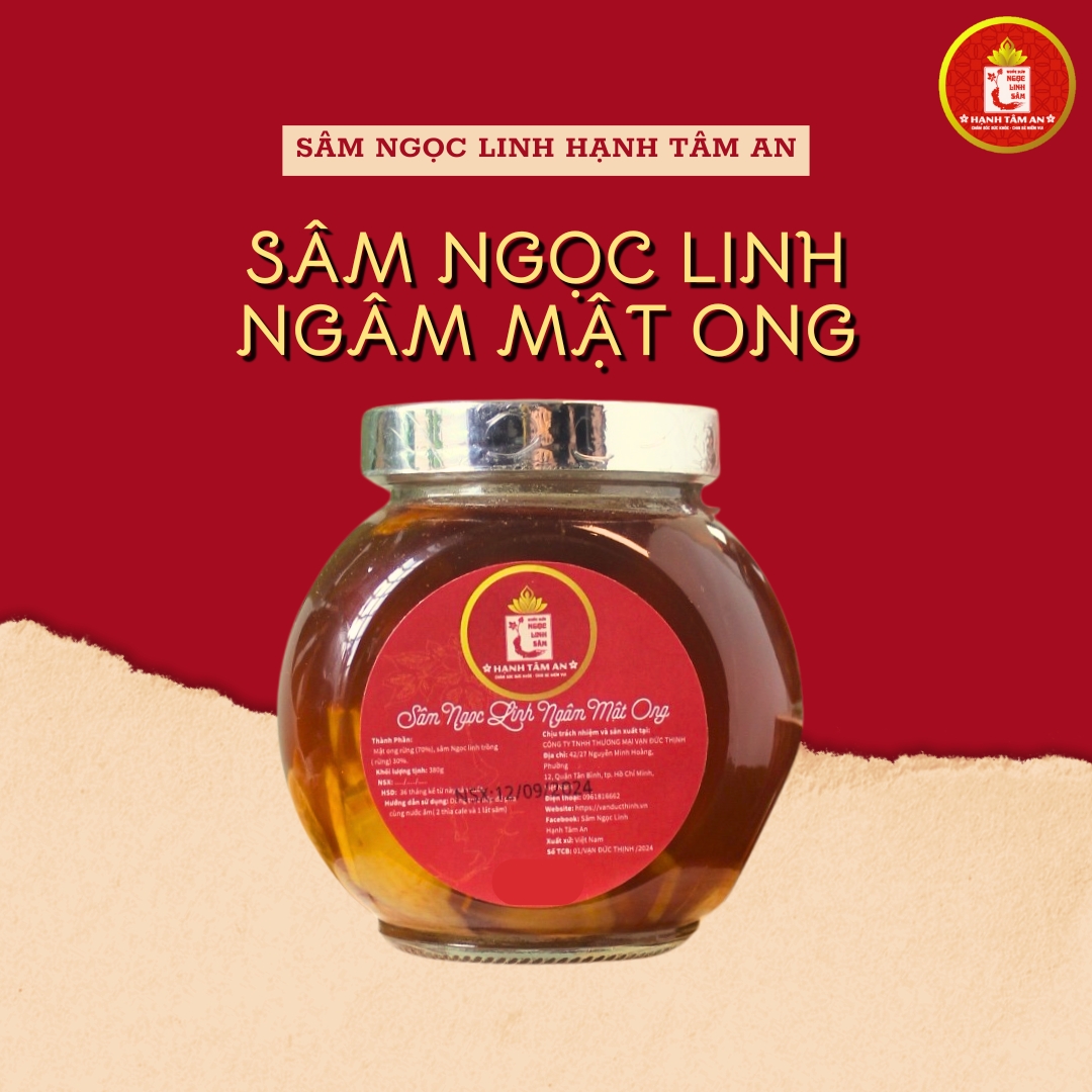 Sâm Ngọc Linh Ngâm Mật Ong