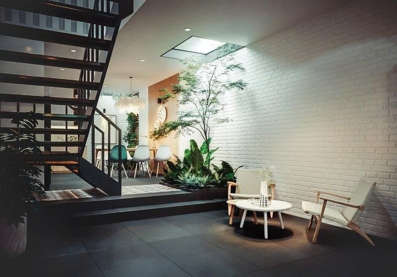 Giếng trời là gì? Ưu và nhược điểm làm giếng trời