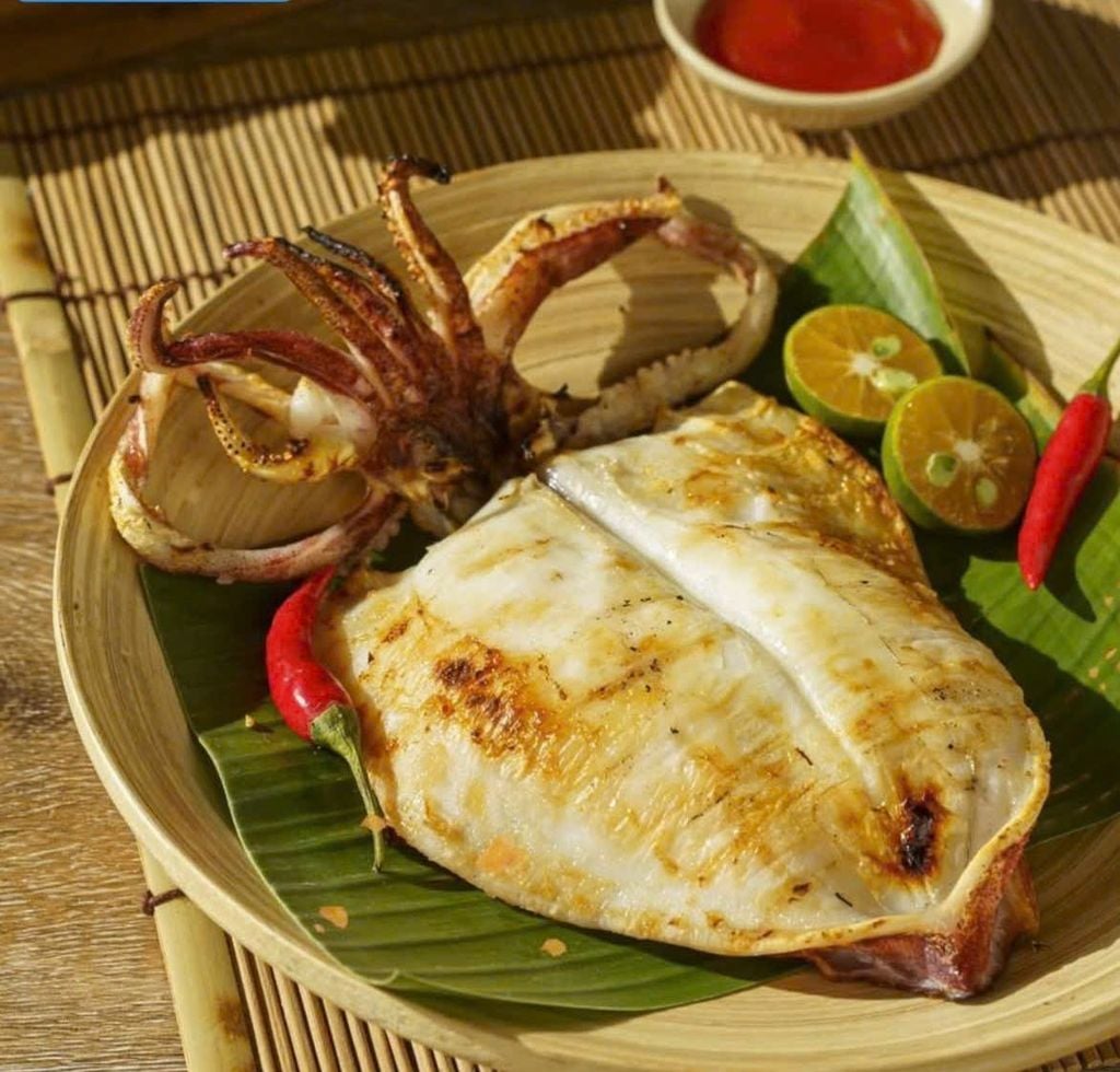 Mực lá 2 nắng vip