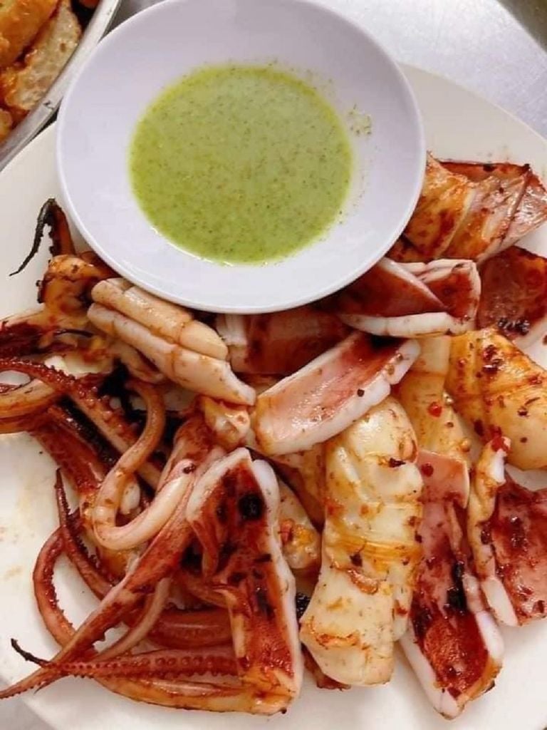 Mực ống dẻo 2 nắng vip