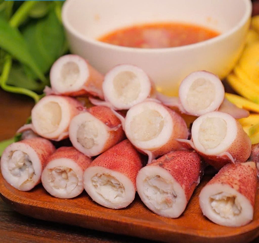 Mực ống trứng Bình Thuận