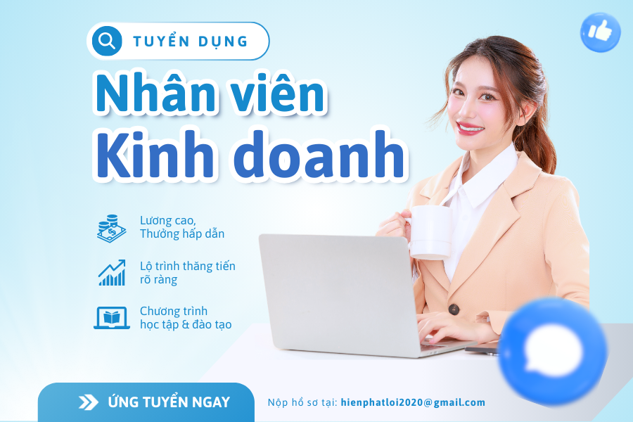 Tuyển dụng Nhân viên kinh doanh làm việc ngay