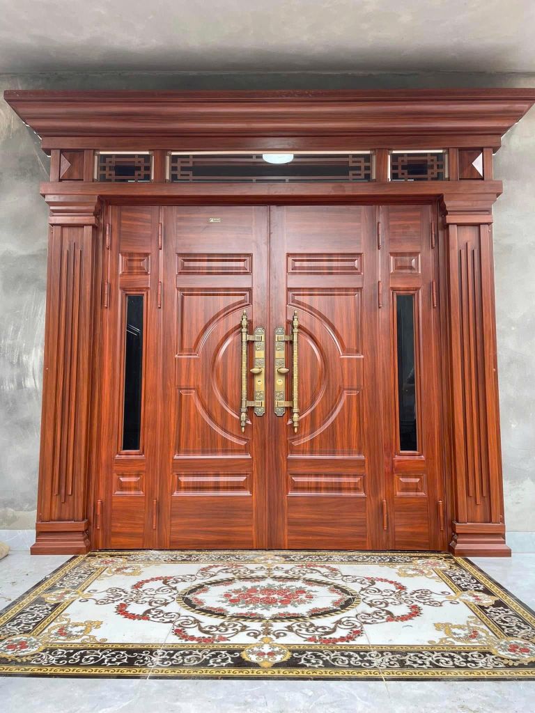 Ký hợp đồng thi công bộ cửa thép vân gỗ cho gia đình anh/chị Nguyễn Minh Triều, tại Bình Yên, Thạch Thất.