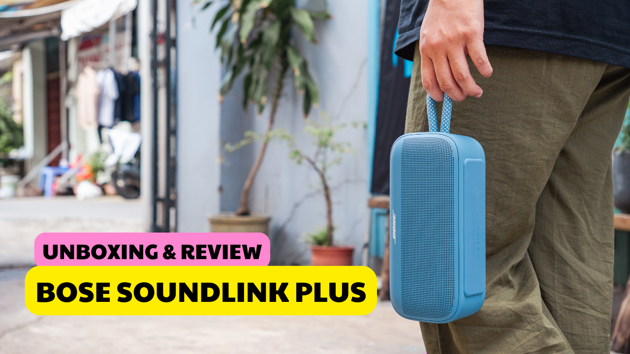 Khui hộp loa di động Bose Soundlink Plus với kháng nước ip67, âm thanh trong trẻo - giá dưới 6 triệu